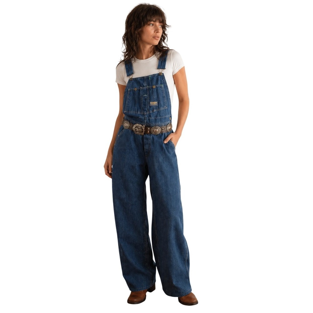 OSHKOSH B'GOSH VTG Union Made Denim Overalls Vestbak Sanforized Workwear USA